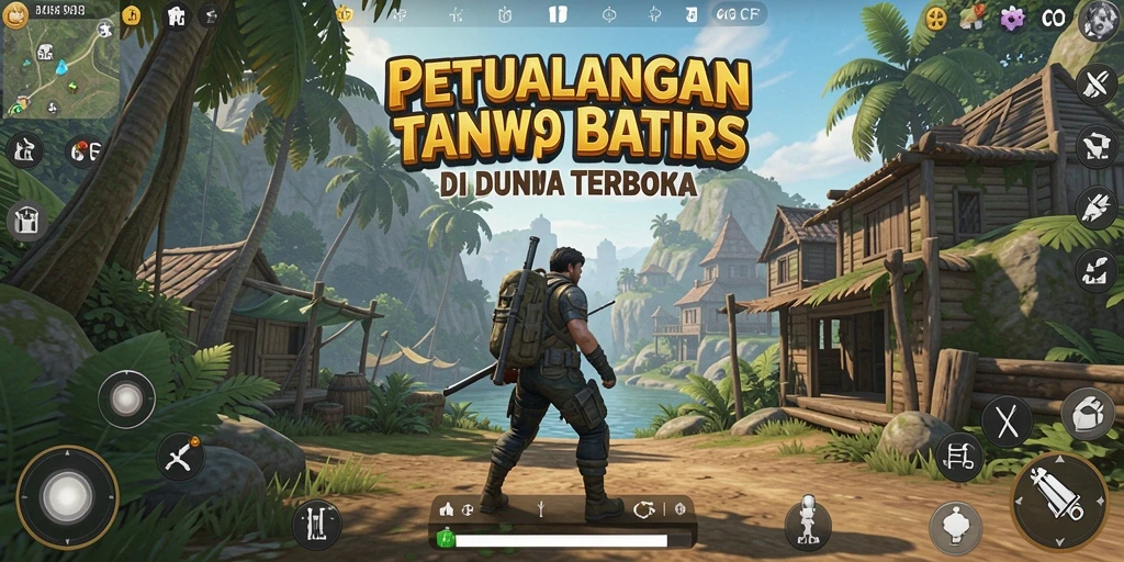 Tangkapan layar menunjukkan penjelajahan luas dalam dunia 6CF.
