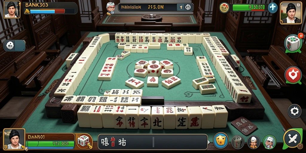 Tampilan screenshot BANK303 dengan gameplay Mahjong yang menarik.