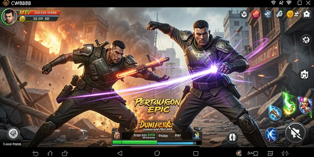 Tampilan gameplay <strong>CW8888</strong> yang mendebarkan dan penuh aksi.