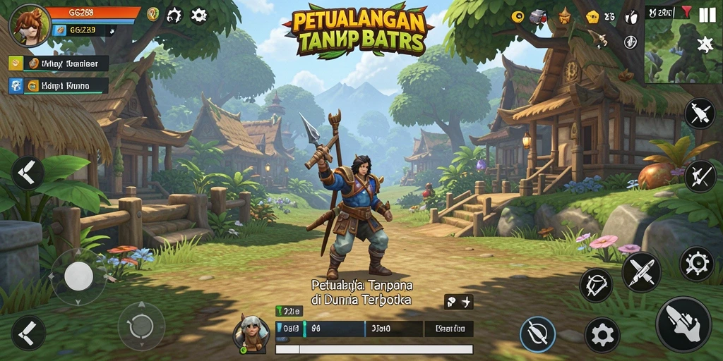 Gameplay Open World yang memukau dan imersif di GG288.