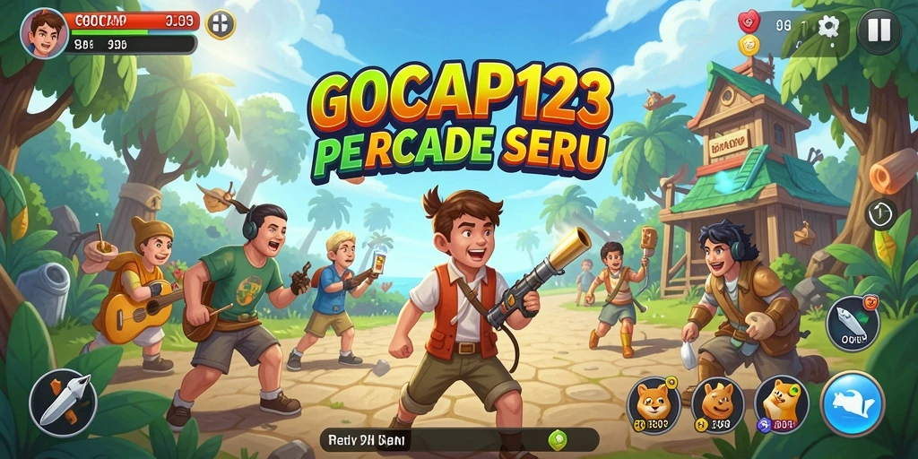 Tampilan gameplay seru dari GOCAP123 dengan grafis yang menarik.