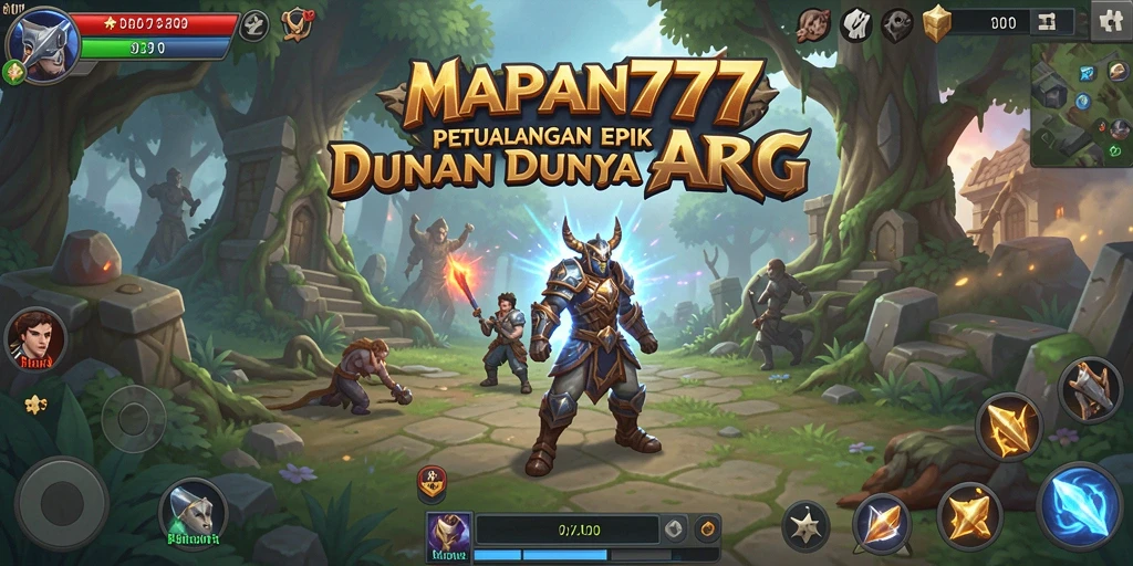 Tampilan gameplay MAPAN777 yang seru dan mendebarkan dalam pertempuran ARPG.