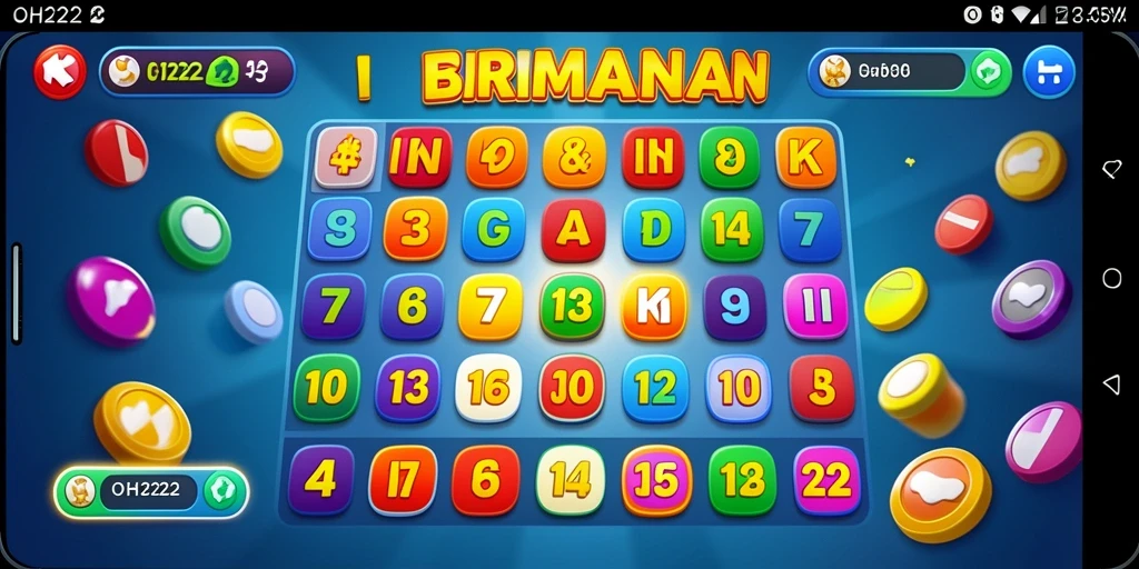 Screenshot gameplay OH222 menunjukkan suasana seru permainan Bingo.