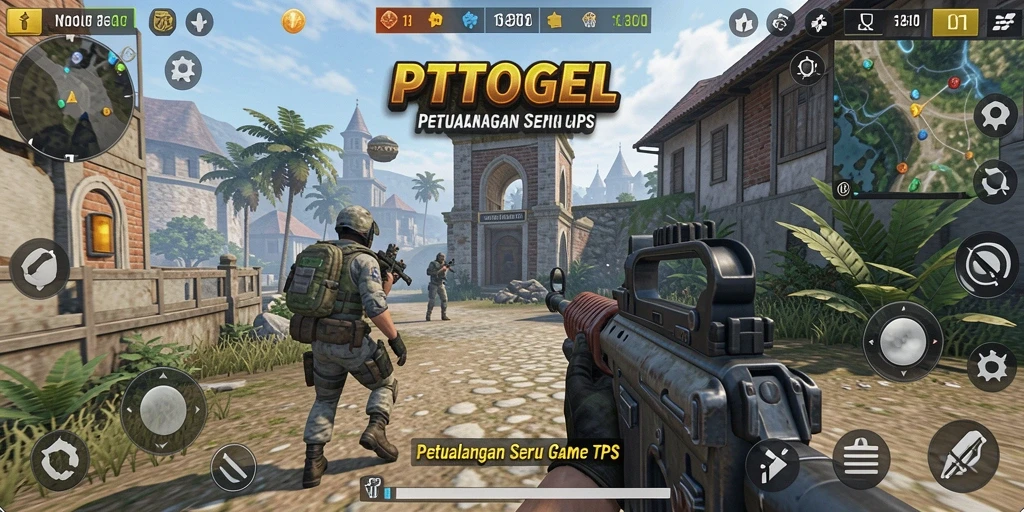 Gameplay seru PTTOGEL dengan aksi menegangkan.