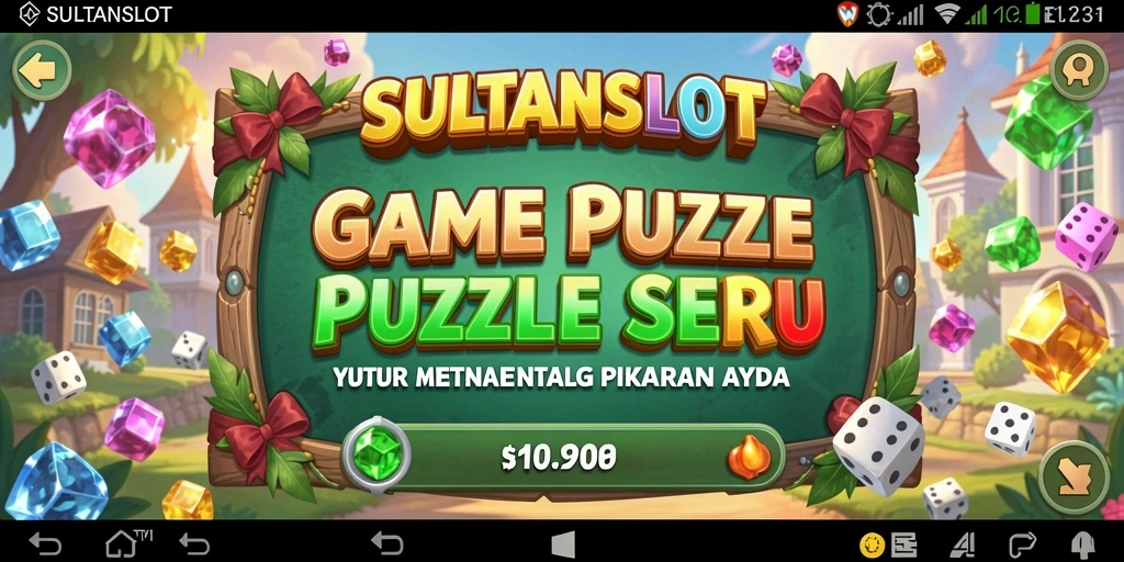 Tampilan gameplay SULTANSLOT menampilkan tantangan puzzle yang menarik.