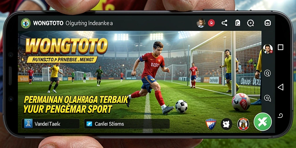 Tangkapan layar gameplay WONGTOTO dengan aksi seru di lapangan.