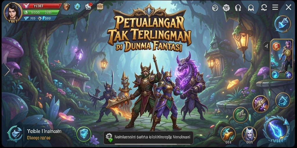 Tampilan menarik dari gameplay petualangan di YYBET.